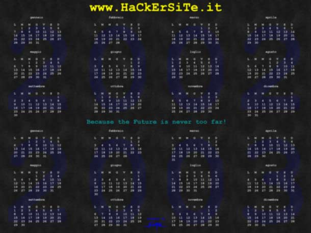 Calendario HaCkErSiTe