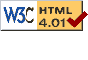 Valid HTML 4.01!